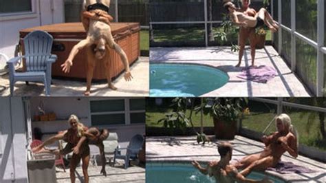 Fitness Domme PoolSide Muscle Lifts IRON BELLES MUSCLE ADDICTION
