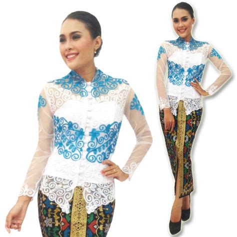 Baju kebaya panjang muslimah fashion two piece on carousell. Kebaya Casual Modern PD359 | Jual Baju Brokat & Kebaya ...