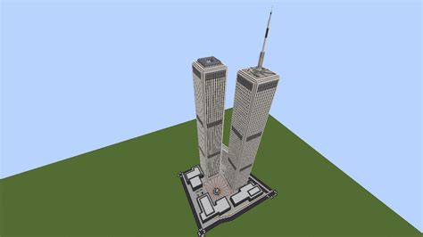 Original New York City World Trade Center Complex Minecraft Map