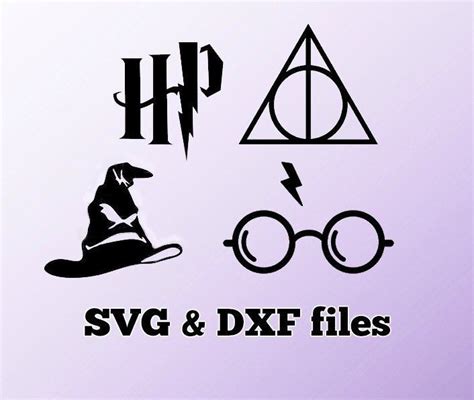 Harry Potter Svg Dxf Cut Files Vector Art Files For Cricut Silhouette