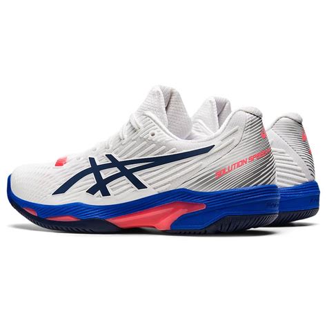 Asics Womens Solution Speed Ff 2 Tennis Shoes Whitepeacoat