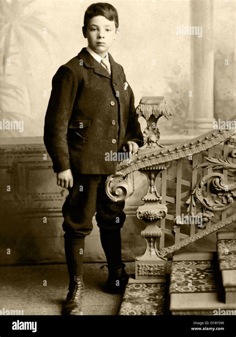 Victorian Boy Portrait Stock Photo Alamy