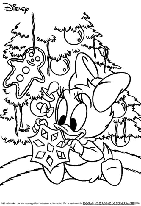 Disney Christmas Coloring Page For Toddlers - Disney Christmas