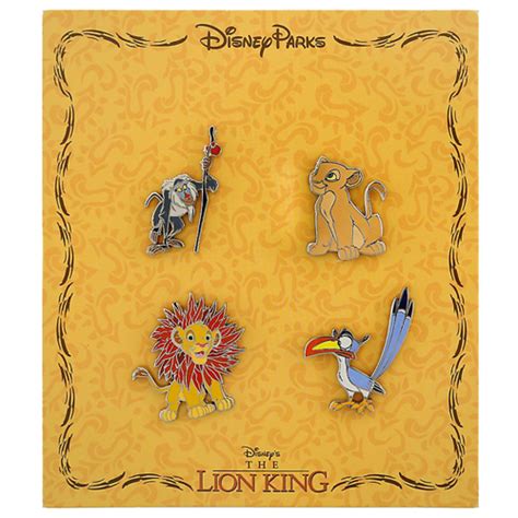 Disney Lion King Pin Booster Set Simba Nala Zazu And Rafiki