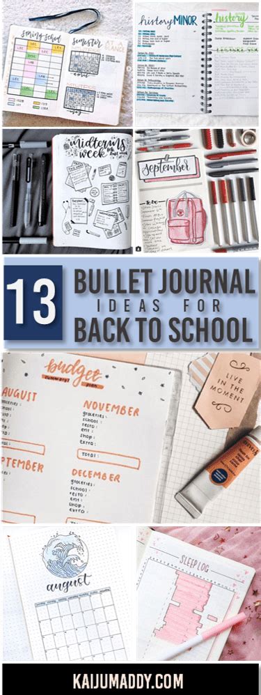 13 Bullet Journal Ideas For Back To School Kaijumaddy Bullet Journal