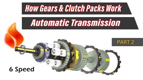 How Gears And Clutch Packs Work For 6 Speed Automatic Transmission Part