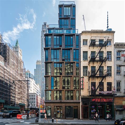 New York City Apartment Building Features Dimensional Bronzed Façade