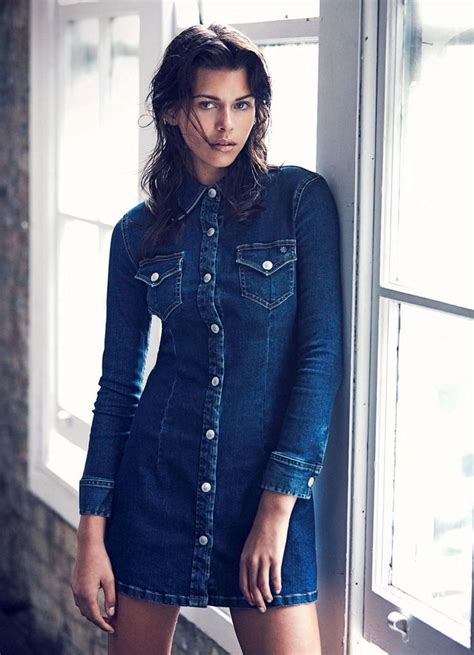 How To Wear A Denim Dress The Jeans Blog