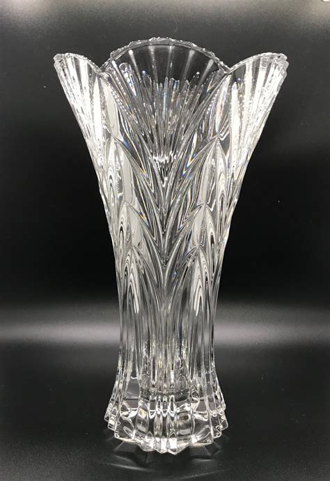 German Lead Crystal Vase Etsy