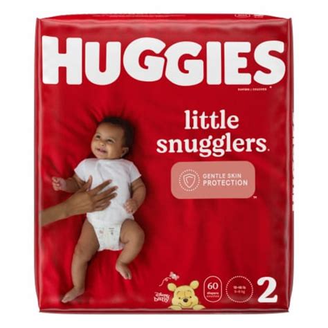 Huggies Little Snugglers Baby Diapers Size 2 12 18 Lbs 180 Count