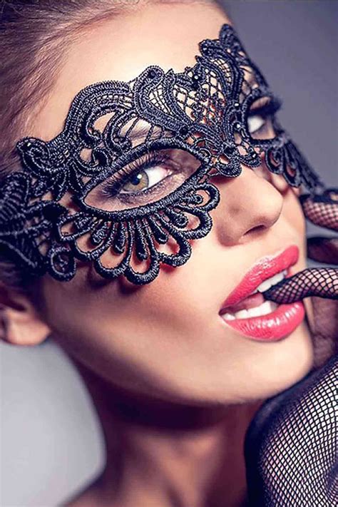 Lulu S Fancy Black Lace Eye Mask Sexy Accessories Fantasy Mask