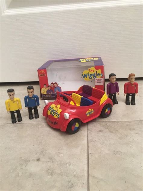 The Wiggles Big Red Car Toy With Wiggles Figures By Smiti Rare