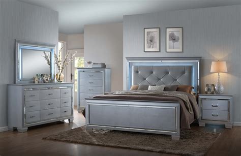 Lillian Led Bedroom Set By Crown Mark