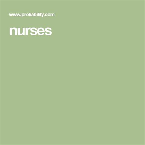 Professional liability is the same as nursing malpractice insurance and is arguably the most important insurance policy that you will purchase. nurses | Nurse, Professional nurse, Liability insurance