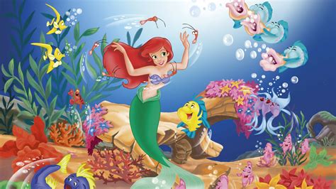 Disneys Ariel The Little Mermaid Hd Wallpapers Background Images