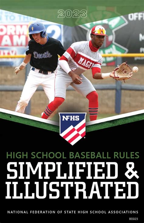2023 Nfhs Baseball Rules Simplified And Illustrated By National