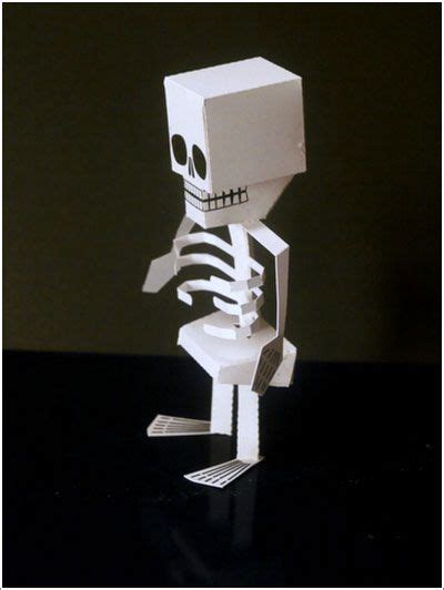 Esqueleto De Papelhalloween Special Papercraft Skeleton Try It