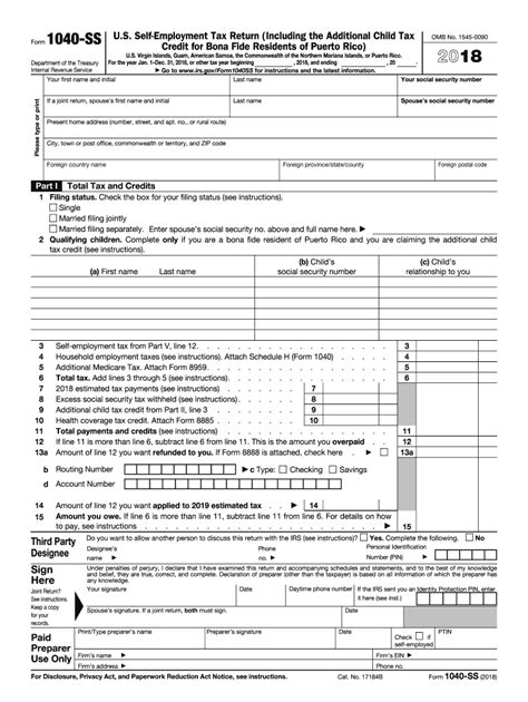 2018 Form Irs 1040 Ss Fill Online Printable Fillable 2021 Tax Forms
