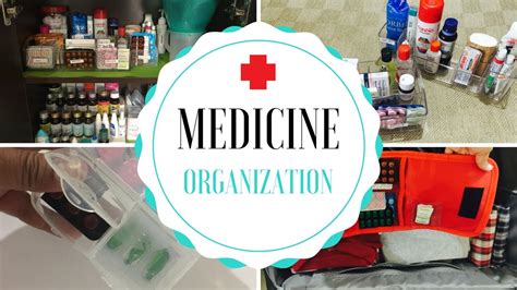 How To Organize Medicines And Medicine Cabinet At Home Youtube