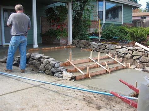 How To Prepare And Lay Concrete Steps