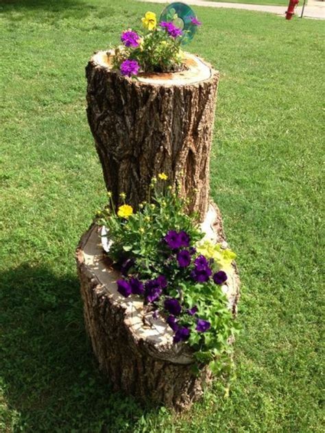 Great Diy Ideas For Your Garden Made From Tree Logs My Desired Home