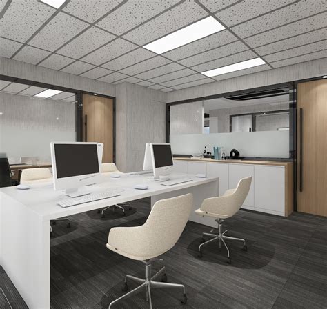 现代工装办公室空间室内设计任小洁 原创作品 站酷 Zcool