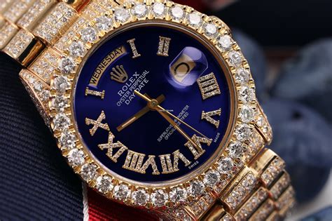 Rolex Presidential Yellow Gold With Custom Diamonds Aka Iced Out For