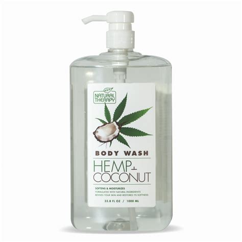 Hemp And Coconut Body Wash Natural Therapy Cosmetics