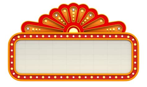 Classic Movie Theater Marquee Great Powerpoint Clipart For