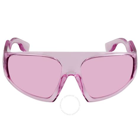 Burberry Pink Irregular Unisex Sunglasses Be4369 40155 64 8056597663687 Sunglasses Burberry