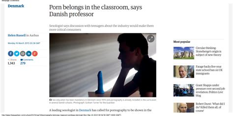 Danish Professor Calls For Porn Education Freeones Blog Pornstars