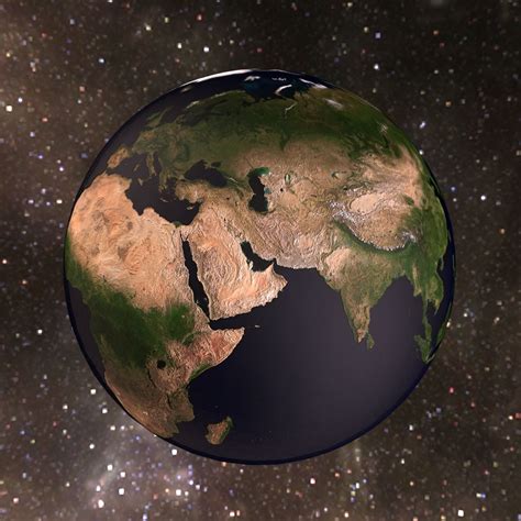 Earth Globe 3d Model 79 Obj Max Unknown Free3d