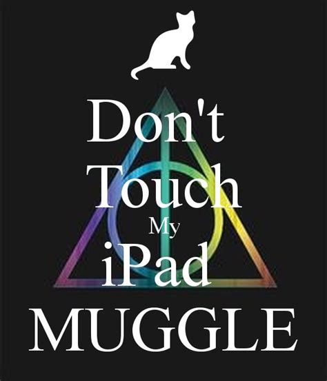 Don T Touch My Ipad Muggle Harry Potter Iphone Wallpaper Ipad