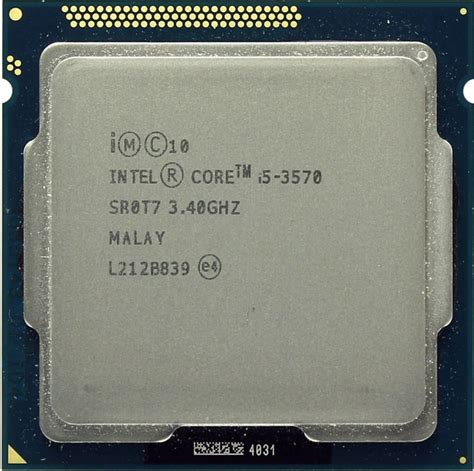 Процессор Intel Core I5 3570 Processor — купить цена и характеристики