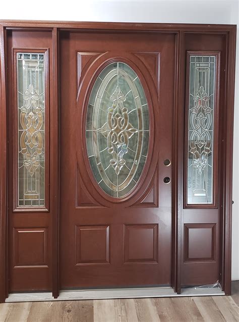Glass Exterior Doors With Sidelights Lusirus