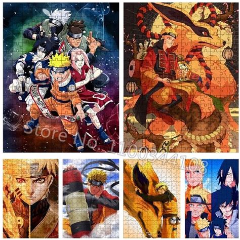 Naruto Puzzles Japanese Anime Jigsaw Puzzle Japanese Anime Anime Sasuke