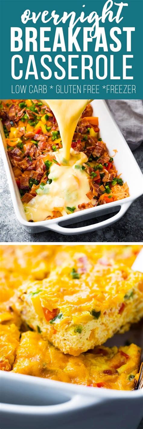 This can be prepared the night before, covered, and put in. Overnight Breakfast Casserole with Bacon & Sweet Potatoes ...