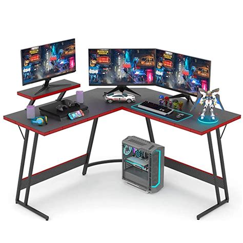 Buy Devoko L Shaped Gaming Desk 51 Inch Computer Corner Table Home