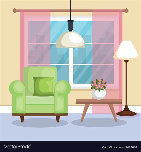 Free Living Room Clipart Vector