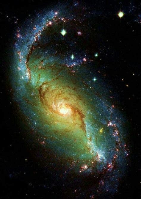 Galaxia Espiral Barrada Ngc 1672 Astronomy Space Telescope Hubble Space