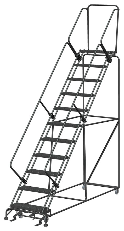 Rolling Ladder 50° Slope Walk Down 11 Step Handrails Ballymore
