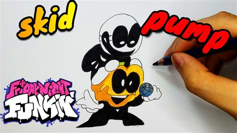 1 appearance 2 origin 3 personality 4 story 5 trivia 6 gallery skid and pump are a duo of small children in halloween. como DIBUJAR a SKID Y PUMP de FRIDAY NIGHT FUNKIN |facil ...