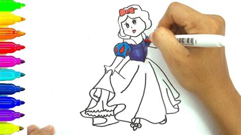 Cómo Dibujar Un Blanca Nieves Dibujos Para Niños Keepfun Youtube