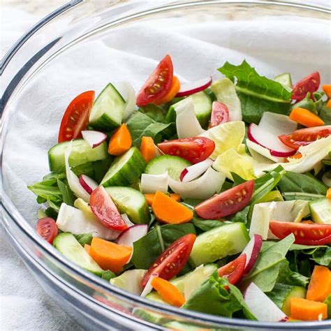 Easy Garden Salad Recipe Culinary Hill Recipe Spinach Smoothie