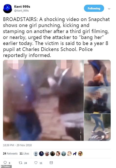 Horrific Video Shows Two Teenage Bullies Punching And Stamping On