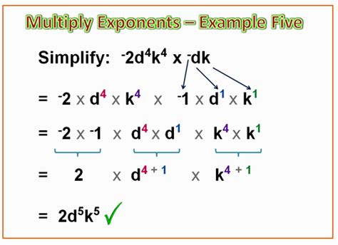 Multiplying Algebra Exponents Passys World Of Mathematics