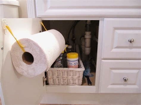 The strong base means that. Sew Many Ways...: DIY Under Sink Paper Towel Holder…2 ...