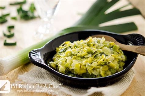 The Easiest Creamed Leeks Recipe That You Will Ever Try Three Ingredients Combine To Make The