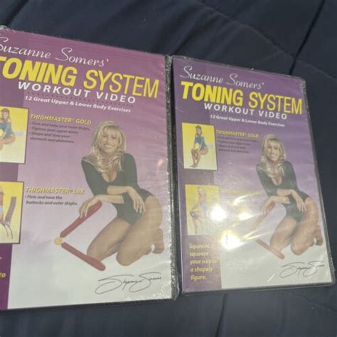 SUZANNE SOMERS TONING SYSTEM WORKOUT VIDEO Dvd Only 2 AVAILABLE