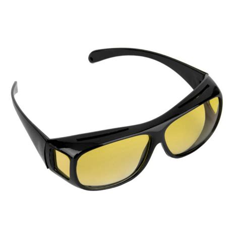 hd night vision unisex driving sunglasses nice over wrap around glasses yellow ebay